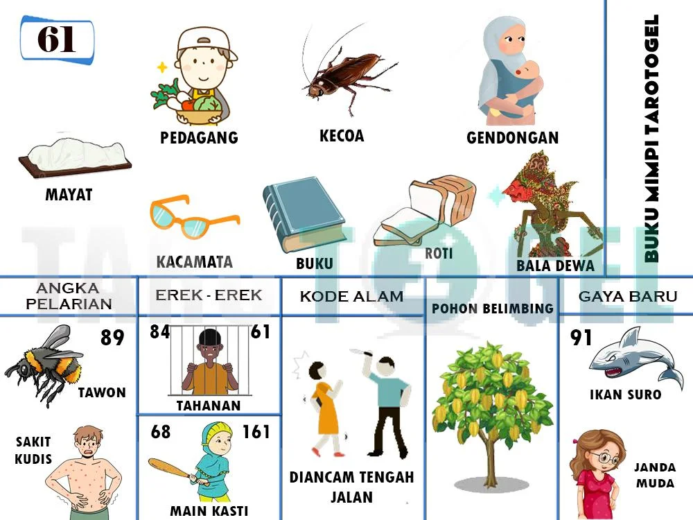 buku mimpi erek erek togel 61